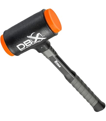 Titan DBX 63628 28oz Dead Blow Hammer with Interchangeable